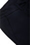 Men's Navy Blue Stretch Fabric Slim Fit Stylish Fabric Trousers with Elastic Waist & Drawstring 2600572 - 6