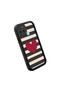 Realme C25Y/C21Y Compatible Black Silicone Heart Pattern Lens Protection Shock Absorbing Flexible Case - 3