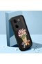 Tecno Camon 20 Pro 5g Compatible Black Silicone Tulip Pattern Lens Protection Shock Absorbing Flexible Case - 2