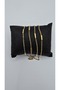 Stainless Steel Gold Color Vintage Model Chain Twisted Necklace - 7