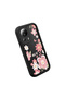 Xiaomi Mi 13 Lite Compatible Black Silicone Lens Protection Shock Absorption Flexible Case Floral Butterfly Pattern - 3