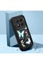 Redmi Note 14 Pro Plus+ 5g Compatible Black Silicone Lens Protection Shock Absorbing Flexible Case Butterfly Pattern - 3