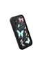 Samsung Galaxy A05 Compatible Black Silicone Lens Protection Shock Absorbing Flexible Case Butterfly Pattern - 3