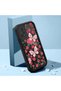 Redmi Note 11 Pro 5g Compatible Black Silicone Lens Protection Shock Absorption Flexible Case Floral Butterfly Pattern - 2