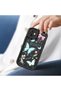 Xiaomi Redmi Note 13 4g Compatible Black Silicone Lens Protection Shock Absorption Flexible Case Butterfly Pattern - 6