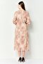 Women Floral Print Midi Dress, Multicolor - 3