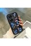 Realme C55 Compatible Black Silicone Stitch Pattern Lens Protection Shock Absorbing Flexible Case