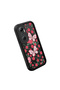 Infinix Hot 20 Compatible Black Silicone Lens Protection Shock Absorption Flexible Case Floral Butterfly Pattern - 3