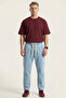 Men's Relaxed Fit Baggy Jean Trousers 30073 - Blue - 3