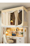 Single bed tent curtain, 100% blackout curtain, mosquito repellent, sturdy frame.