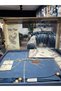5-Piece Tuffed Bedding Set with Tassles Double Size Cobalt Blue - 2