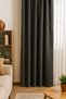 Linen Textured Blackout Lightproof Extralight Blackout Background Curtain Bedroom Children's Room Living Room - 3