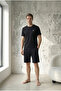 Pure Comfort Cotton Men's Shorts Set Black