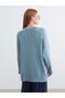 Lcw Modest Green Crew Neck Oversize Women's Knitwear Tunic - 4