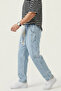 Men's Relaxed Fit Baggy Jean Trousers 30074 - Blue - 2