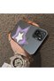 Xiaomi Redmi Note 10 4g Compatible Star Pattern Matte Glossy Surface Impact Protection Colorful Silver Case - 4
