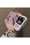 Tecno Spark 20C Compatible Colorful Silver Matte Glossy Surface Impact Protection Case Butterfly Pattern - 3