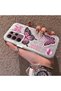 Samsung Galaxy S22 Ultra Compatible Colorful Silver Matte Glossy Surface Impact Protection Case Butterfly Pattern - 2