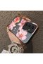 Samsung Galaxy S24 Plus Compatible Floral Pattern Matte Glossy Surface Impact Protection Colorful Silver Case - 4
