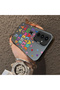 Samsung Galaxy A54 Compatible Matte Shiny Surface Impact Protection Colorful Silver Case Graffiti - 4