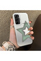 Samsung Galaxy A35 Compatible Star Pattern Matte Glossy Surface Impact Protection Colorful Silver Case - 4