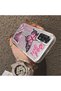 Xiaomi Redmi Note 11S Compatible Colorful Silver Matte Shiny Surface Impact Protection Case Butterfly Pattern - 4