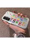 Samsung Galaxy A25 Compatible Matte Glossy Surface Impact Protection Colorful Silver Case Graffiti - 3