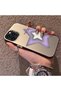 iPhone 15 Pro Max Compatible Star Pattern Matte Glossy Surface Impact Protection Colorful Silver Case - 3