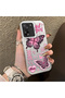 Xiaomi Mi 13T/Mi 13t Pro Compatible Colorful Silver Matte Glossy Surface Impact Protection Case Butterfly Pattern - 4