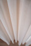 Premium Natural Linen Textured Soft Draped 1/3 Regular Pleated Tulle Curtain for Living Room Bedroom - 3