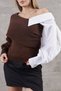 Single Sleeve Knitwear Single Sleeve Shirt Sweater