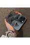 iPhone 16 Pro Compatible Colorful Silver Matte Glossy Surface Impact Protection Case with Butterfly Pattern - 3