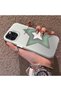 iPhone 16 Pro Max Compatible Star Pattern Matte Glossy Surface Impact Protection Colorful Silver Case - 2