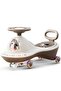 Astro Ride-On Swing Car with PU LED wheels, music & backrest, push car for kids 3–8 years