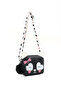 Black Shk283 Faux Leather, Zippered, Single Compartment Girl's Bag - 2