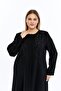 Stoned Plus Size Honeycomb Fabric Ferace - 6