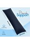 Ultra Soft Body Pillow - Long Side Sleeper Pillows For Use During Pregnancy - 100% Cotton - 2