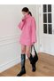 Women's Yellow Turtleneck Off Shoulder Wide Cut Knitwear Sweater Fmoda8084 - 3