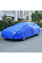 All-Weather Sports Style Single Layer Blue Car Cover Oxford Cloth Waterproof UV Resistant