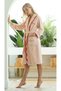 "Bisous" Women's Bathrobe / Dressing Gown Set with Hair Bonnet - 5