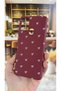 Samsung Galaxy A21S Compatible White Bow Patterned Silicone Shock-Absorbing Classic Protective Rubber Case - 3
