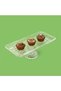 Standing Presentation Holder for Cakes and Pastries, Stylish Presentation Holder, Transparent - 14X30X10 cm - 3