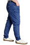 Classic High Waist Men's Oversized Plus Size Jeans - 2