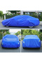 All-Weather Sports Style Single Layer Blue Car Cover Oxford Cloth Waterproof UV Resistant - 2