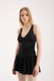 Women's Skirted Swimsuit – Adjustable Back Women's Skirted Swimsuit - 6