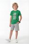 3-Piece Crew Neck Various Print Detailed Boys' 6-Piece Top and Bottom Set - 6