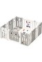 Foldable Baby Playpen With Fence For Indoor 14 pcs