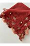 Handcrafted Needle Embroidered Writing/Needlework/Needlework Bait/Handcrafted Cheesecloth/Head Cover - 2