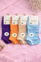 4 Pieces of Women's Colorful Bamboo Socks - 6