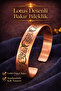 Women's Copper Bracelet Lotus Flower Pattern Handcrafted Pure Copper Bracelet